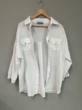 Italian linen top (XL)